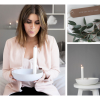 Lidatorp kaarsenstandaard XL wit